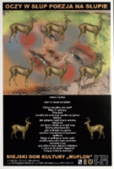 Oczy w słup ; poezja na słupie (6) [Dokument ikonograficzny]