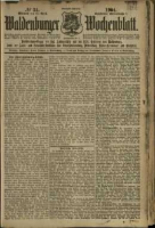 Waldenburger Wochenblatt, Jg. 50, 1904, nr 34