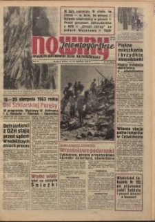 Nowiny Jeleniogórskie : magazyn ilustrowany ziemi jeleniogórskiej, R. 6, 1963, nr 33 (281)