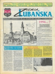 Ziemia Lubańska, 1994, nr 1
