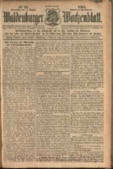 Waldenburger Wochenblatt, Jg. 50, 1904, nr 65