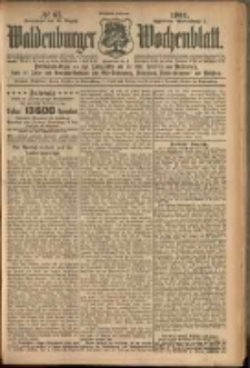Waldenburger Wochenblatt, Jg. 50, 1904, nr 67