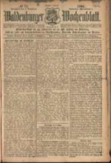 Waldenburger Wochenblatt, Jg. 50, 1904, nr 71
