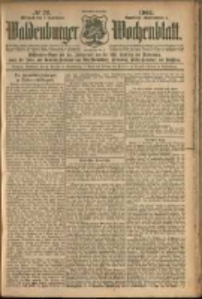 Waldenburger Wochenblatt, Jg. 50, 1904, nr 72
