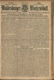 Waldenburger Wochenblatt, Jg. 50, 1904, nr 78