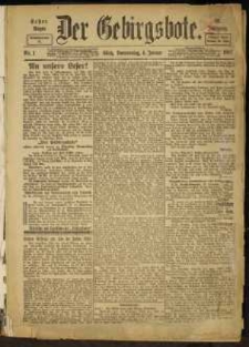 Der Gebirgsbote, 1917, nr 1 [4.01]