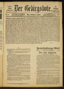 Der Gebirgsbote, 1917, nr 3 [9.01]