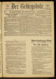 Der Gebirgsbote, 1917, nr 8 [20.01]