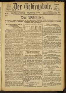Der Gebirgsbote, 1917, nr 26 [6.03]