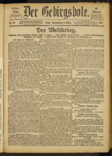 Der Gebirgsbote, 1917, nr 27 [8.03]