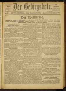 Der Gebirgsbote, 1917, nr 28 [10.03]