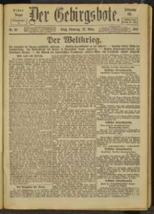 Der Gebirgsbote, 1917, nr 35 [27.03]