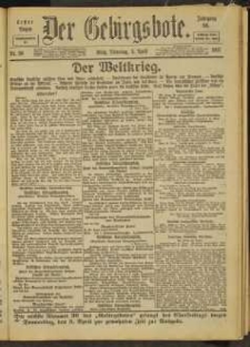 Der Gebirgsbote, 1917, nr 38 [3.04]