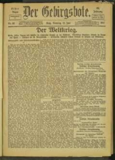 Der Gebirgsbote, 1917, nr 63 [12.06]