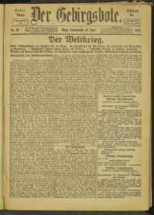 Der Gebirgsbote, 1917, nr 65 [16.06]
