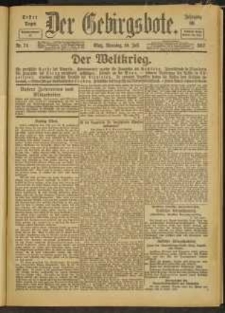 Der Gebirgsbote, 1917, nr 74 [10.07]