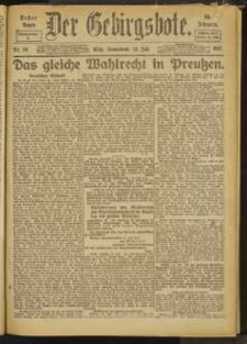 Der Gebirgsbote, 1917, nr 76 [14.07]