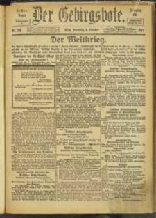 Der Gebirgsbote, 1917, nr 113 [9.10]