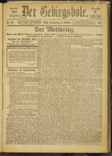Der Gebirgsbote, 1917, nr 114 [11.10]