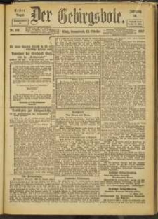 Der Gebirgsbote, 1917, nr 115 [13.10]