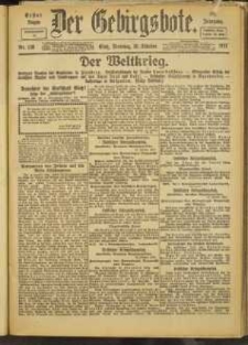 Der Gebirgsbote, 1917, nr 116 [16.10]