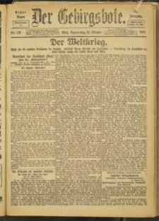 Der Gebirgsbote, 1917, nr 117 [18.10]