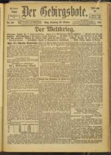 Der Gebirgsbote, 1917, nr 119 [23.10]