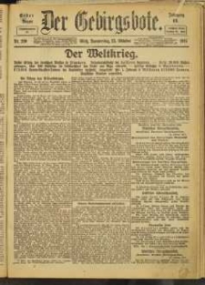 Der Gebirgsbote, 1917, nr 120 [25.10]