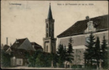 Löwenberg. Partie in der Promenade mit der ev. Kirche [Dokument ikonograficzny]