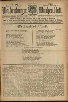 Waldenburger Wochenblatt, Jg. 50, 1904, nr 103