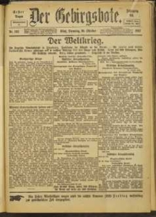 Der Gebirgsbote, 1917, nr 122 [30.10]