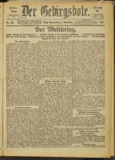 Der Gebirgsbote, 1917, nr 125 [8.11]