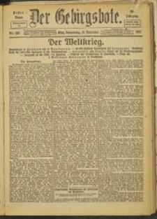 Der Gebirgsbote, 1917, nr 128 [15.11]