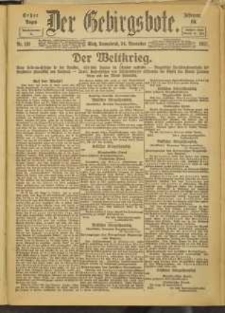 Der Gebirgsbote, 1917, nr 131 [24.11]
