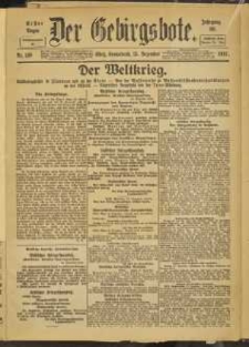 Der Gebirgsbote, 1917, nr 139 [15.12]