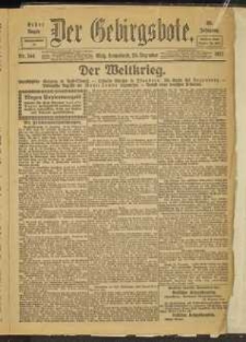 Der Gebirgsbote, 1917, nr 144 [29.12]
