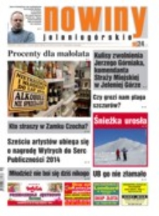 Nowiny Jeleniogórskie : tygodnik społeczny, R.55!, 2014, nr 10 (2855) [Dokument elektroniczny]
