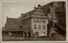 Löwenberg i. Schles. Rathauspartie [Dokument ikonograficzny]