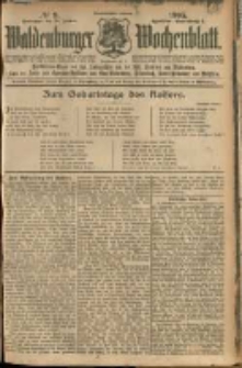 Waldenburger Wochenblatt, Jg. 51, 1905, nr 9