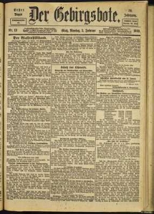 Der Gebirgsbote, 1919, nr 13 [3.02]