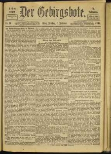 Der Gebirgsbote, 1919, nr 15 [7.02]