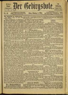 Der Gebirgsbote, 1919, nr 25 [3.03]