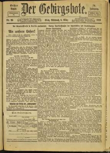 Der Gebirgsbote, 1919, nr 26 [5.03]