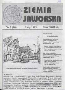 Ziemia Jaworska : miesięcznik samorządowy Ziemi Jaworskiej, 1993, nr 2