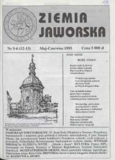Ziemia Jaworska : miesięcznik samorządowy Ziemi Jaworskiej, 1993, nr 5/6