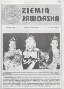 Ziemia Jaworska : miesięcznik samorządowy Ziemi Jaworskiej, 1993, nr 7/8