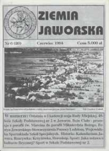 Ziemia Jaworska : miesięcznik samorządowy Ziemi Jaworskiej, 1994, nr 6