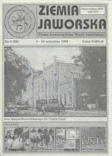 Ziemia Jaworska : pismo samorządowe Ziemi Jaworskiej, 1994, nr 9