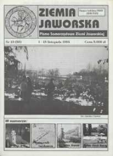 Ziemia Jaworska : pismo samorządowe Ziemi Jaworskiej, 1994, nr 13