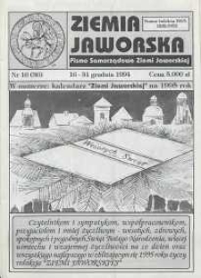 Ziemia Jaworska : pismo samorządowe Ziemi Jaworskiej, 1994, nr 16